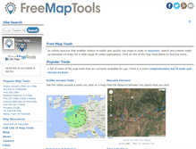 Tablet Screenshot of freemaptools.com